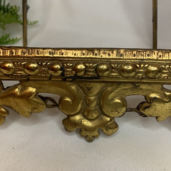 Vintage Rococo style scrolled decorative solid brass  frame - Picture 5 of 15